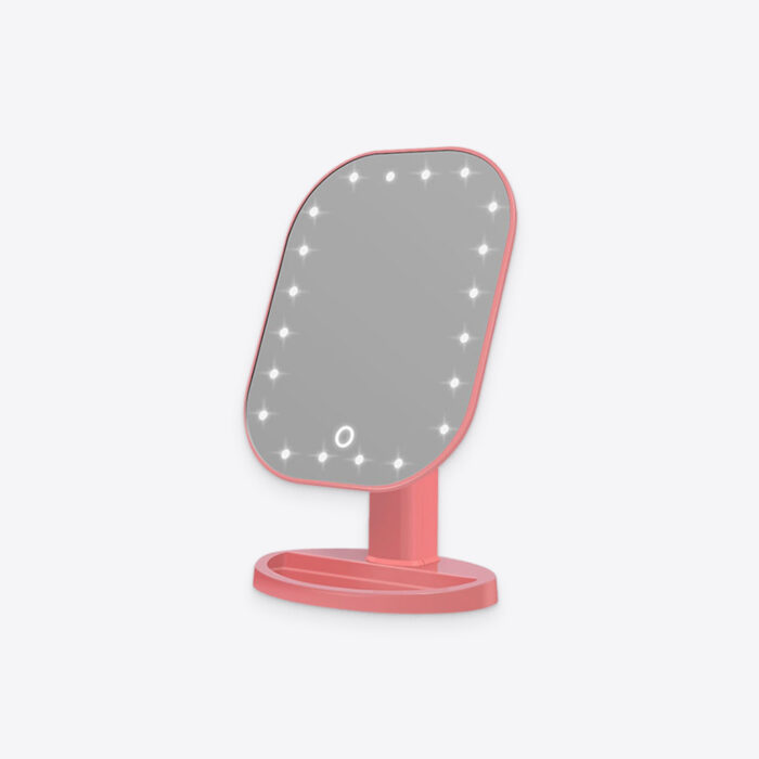 Square Hollywood Glam LED Makeup Mirror